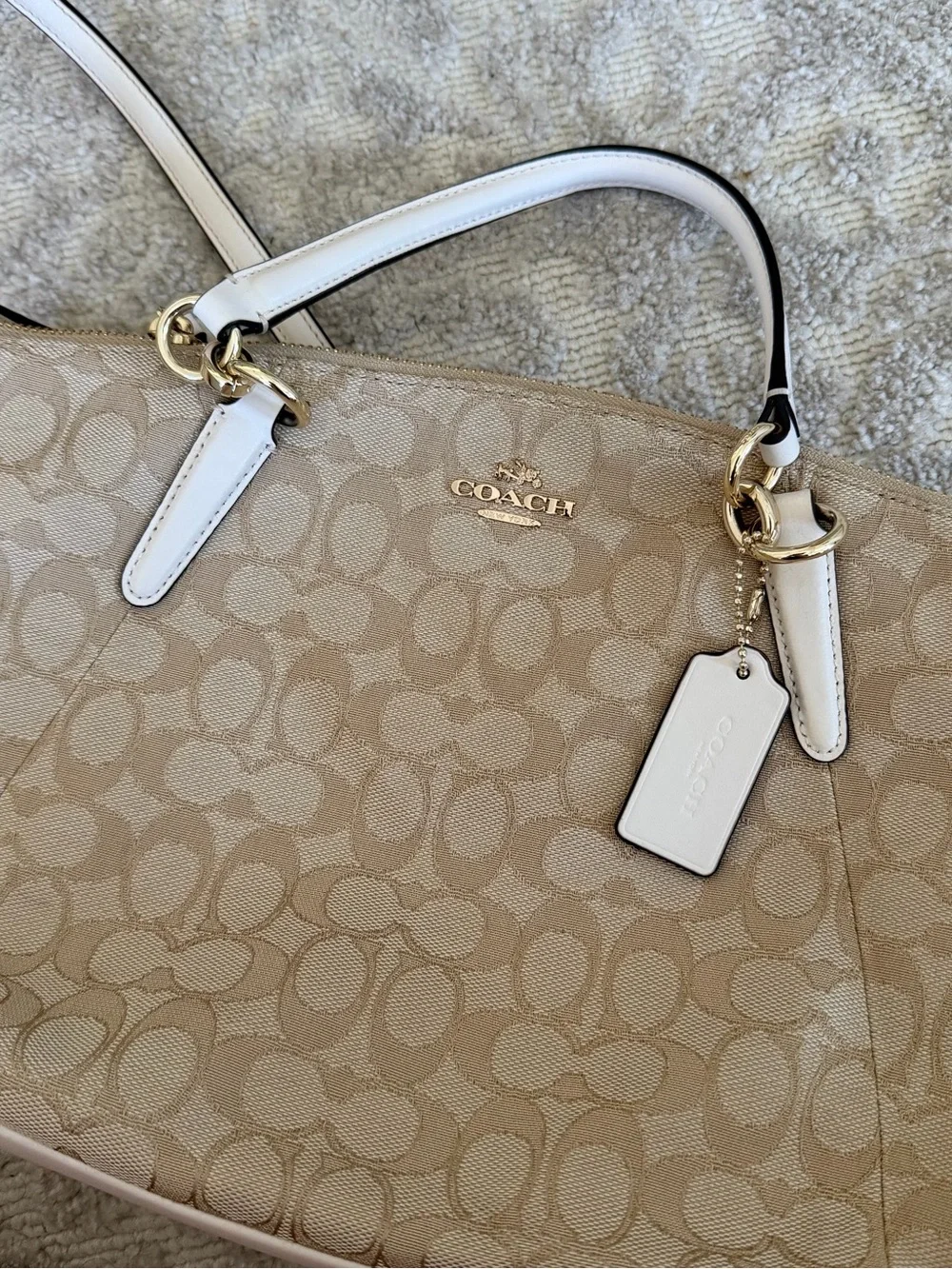 Coach satchel crafted